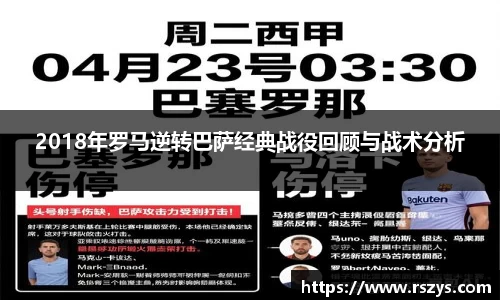 2018年罗马逆转巴萨经典战役回顾与战术分析
